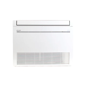 white Mitsubishi HVAC unit Vermont climate