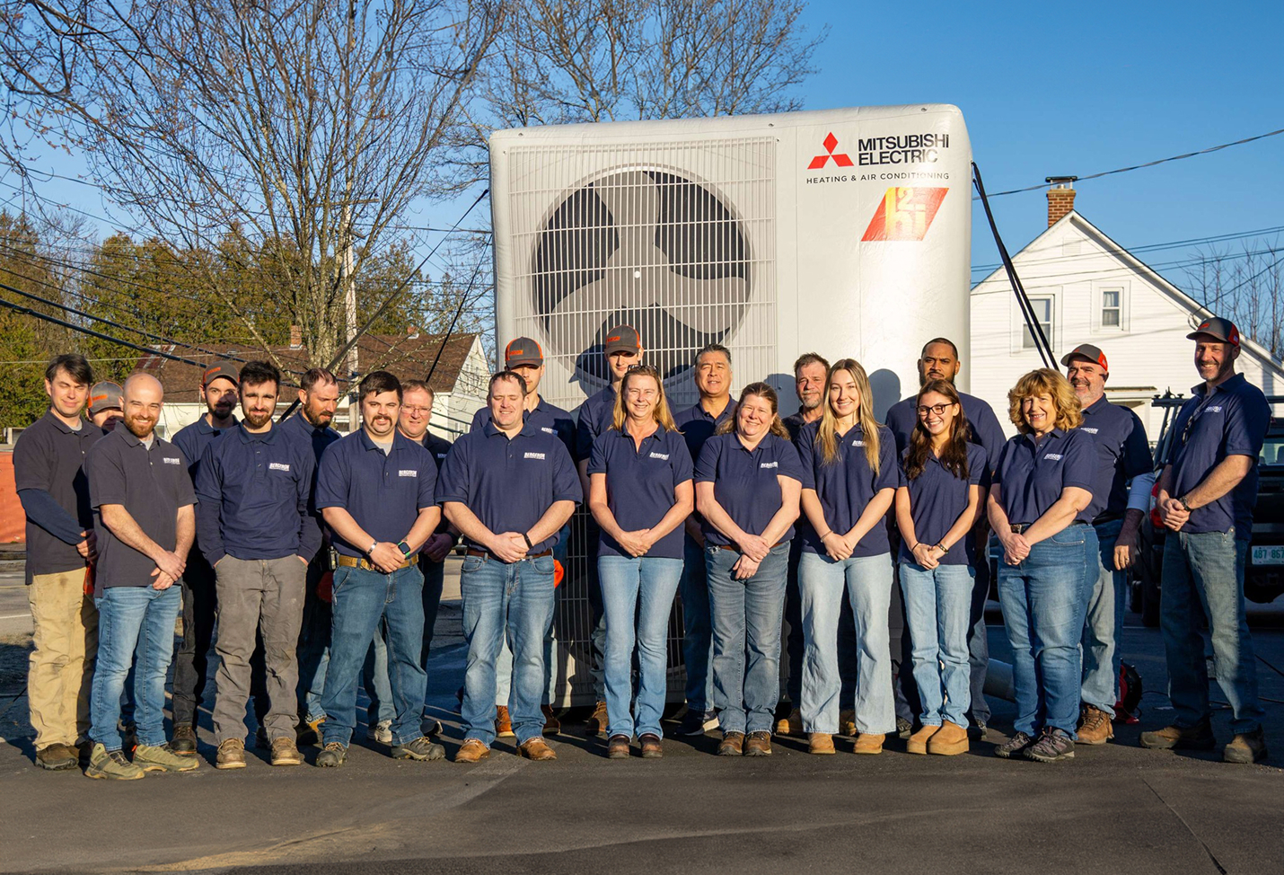 Vermont HVAC technician fixing air conditioner
