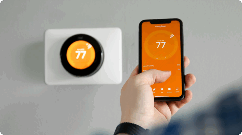 Vermont HVAC smart thermostat control